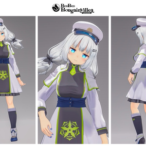 「料理部の美津名」 複数アバター対応衣装同梱 オリジナル3Dモデル VRChat向けアバター #e62f8b 缩略图 35