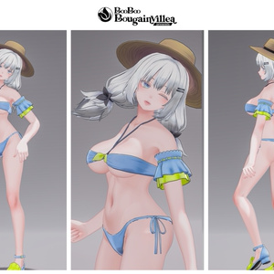 「料理部の美津名」 複数アバター対応衣装同梱 オリジナル3Dモデル VRChat向けアバター #e62f8b 缩略图 46