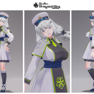 「料理部の美津名」 複数アバター対応衣装同梱 オリジナル3Dモデル VRChat向けアバター #e62f8b 缩略图 45