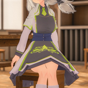 「料理部の美津名」 複数アバター対応衣装同梱 オリジナル3Dモデル VRChat向けアバター #e62f8b 缩略图 59