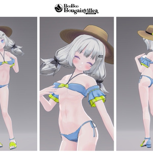「料理部の美津名」 複数アバター対応衣装同梱 オリジナル3Dモデル VRChat向けアバター #e62f8b 缩略图 23