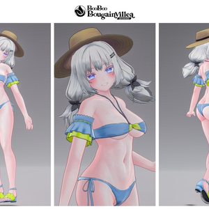 「料理部の美津名」 複数アバター対応衣装同梱 オリジナル3Dモデル VRChat向けアバター #e62f8b 缩略图 38