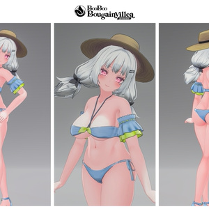 「料理部の美津名」 複数アバター対応衣装同梱 オリジナル3Dモデル VRChat向けアバター #e62f8b 缩略图 42