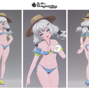 「料理部の美津名」 複数アバター対応衣装同梱 オリジナル3Dモデル VRChat向けアバター #e62f8b 缩略图 25