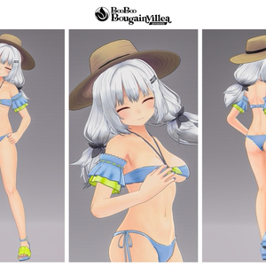 「料理部の美津名」 複数アバター対応衣装同梱 オリジナル3Dモデル VRChat向けアバター #e62f8b 缩略图 36
