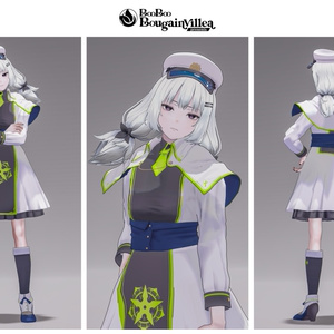「料理部の美津名」 複数アバター対応衣装同梱 オリジナル3Dモデル VRChat向けアバター #e62f8b 缩略图 19