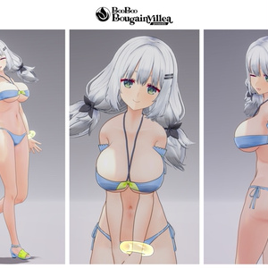 「料理部の美津名」 複数アバター対応衣装同梱 オリジナル3Dモデル VRChat向けアバター #e62f8b 缩略图 15