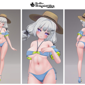 「料理部の美津名」 複数アバター対応衣装同梱 オリジナル3Dモデル VRChat向けアバター #e62f8b 缩略图 21