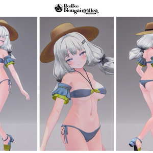 「料理部の美津名」 複数アバター対応衣装同梱 オリジナル3Dモデル VRChat向けアバター #e62f8b 缩略图 44
