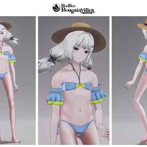 「料理部の美津名」 複数アバター対応衣装同梱 オリジナル3Dモデル VRChat向けアバター #e62f8b 缩略图 20