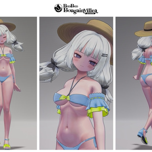 「料理部の美津名」 複数アバター対応衣装同梱 オリジナル3Dモデル VRChat向けアバター #e62f8b 缩略图 40