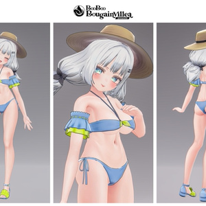 「料理部の美津名」 複数アバター対応衣装同梱 オリジナル3Dモデル VRChat向けアバター #e62f8b 缩略图 34