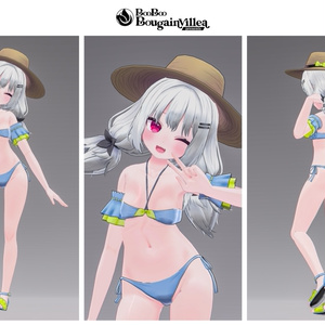 「料理部の美津名」 複数アバター対応衣装同梱 オリジナル3Dモデル VRChat向けアバター #e62f8b 缩略图 28