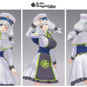 「料理部の美津名」 複数アバター対応衣装同梱 オリジナル3Dモデル VRChat向けアバター #e62f8b 缩略图 12