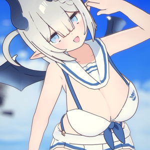 👿🍔デビルウエイトレス ベルセリナ 複数アバター対応衣装同梱 オリジナル3Dモデル VRChat向けアバター #e62f8b 缩略图 36