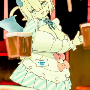 👿🍔デビルウエイトレス ベルセリナ 複数アバター対応衣装同梱 オリジナル3Dモデル VRChat向けアバター #e62f8b 缩略图 30