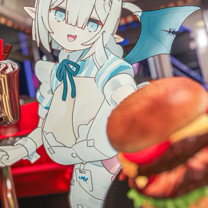 👿🍔デビルウエイトレス ベルセリナ 複数アバター対応衣装同梱 オリジナル3Dモデル VRChat向けアバター #e62f8b 缩略图 31