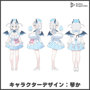 👿🍔デビルウエイトレス ベルセリナ 複数アバター対応衣装同梱 オリジナル3Dモデル VRChat向けアバター #e62f8b 缩略图 10