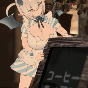 👿🍔デビルウエイトレス ベルセリナ 複数アバター対応衣装同梱 オリジナル3Dモデル VRChat向けアバター #e62f8b 缩略图 28