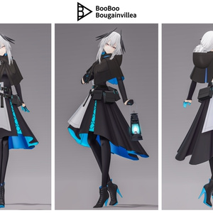 幻燈の墓守 エヴァリーゼ VRChat向けオリジナル3Dアバター #e62f8b 缩略图 6