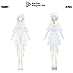 幻燈の墓守 エヴァリーゼ VRChat向けオリジナル3Dアバター #e62f8b 缩略图 4
