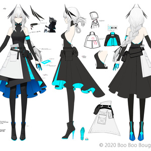 幻燈の墓守 エヴァリーゼ VRChat向けオリジナル3Dアバター #e62f8b 缩略图 11