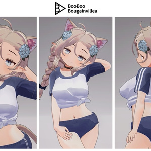 ジト目エルフのモニカ VRChat向けオリジナル3Dアバター #e62f8b 缩略图 16