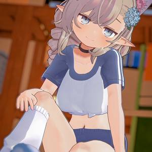ジト目エルフのモニカ VRChat向けオリジナル3Dアバター #e62f8b 缩略图 28