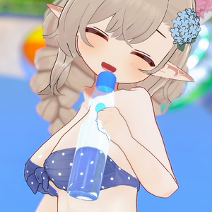 ジト目エルフのモニカ VRChat向けオリジナル3Dアバター #e62f8b 缩略图 24