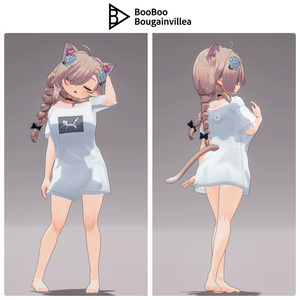 ジト目エルフのモニカ VRChat向けオリジナル3Dアバター #e62f8b 缩略图 9