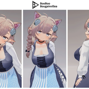 ジト目エルフのモニカ VRChat向けオリジナル3Dアバター #e62f8b 缩略图 13