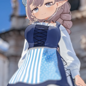 ジト目エルフのモニカ VRChat向けオリジナル3Dアバター #e62f8b 缩略图 20