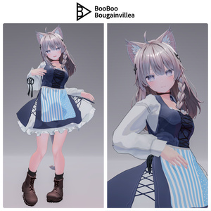 ジト目エルフのモニカ VRChat向けオリジナル3Dアバター #e62f8b 缩略图 32