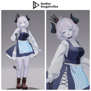 ジト目エルフのモニカ VRChat向けオリジナル3Dアバター #e62f8b 缩略图 37