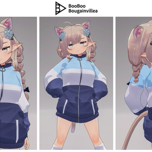ジト目エルフのモニカ VRChat向けオリジナル3Dアバター #e62f8b 缩略图 15