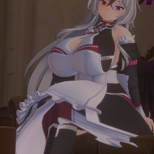 銀髪堕天使メイド ノクシエル VRChat向けオリジナル3Dアバター #e62f8b 缩略图 17