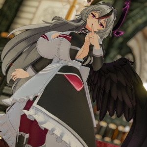 銀髪堕天使メイド ノクシエル VRChat向けオリジナル3Dアバター #e62f8b 缩略图 18