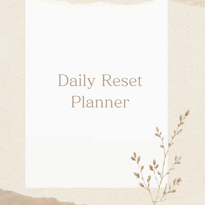 Daily Reset Planner/心を整えるデジタルプランナー