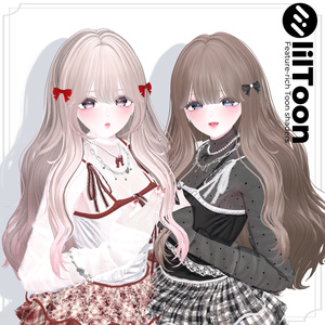 【10アバター対応】Chiffon Wave Hair