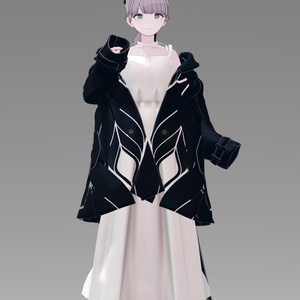 +Head / Lapwing対応衣装モデル Drop Shoulder Trench 缩略图 15