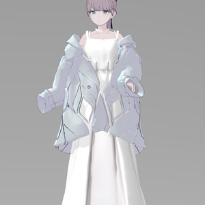 +Head / Lapwing対応衣装モデル Drop Shoulder Trench 缩略图 16