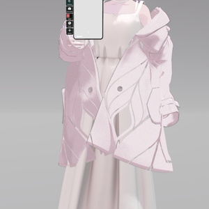 +Head / Lapwing対応衣装モデル Drop Shoulder Trench 缩略图 14