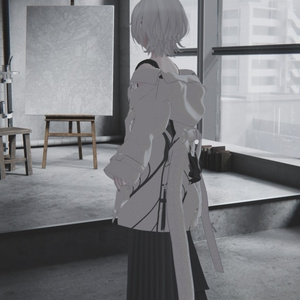 +Head / Lapwing対応衣装モデル Drop Shoulder Trench 缩略图 18