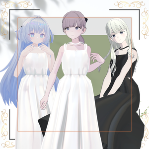 Grus/Lapwing/あのめあ対応　Long Camidress