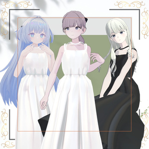 Grus/Lapwing/あのめあ対応　Long Camidress