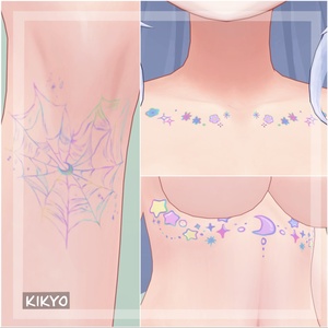 『かわいいタトゥー』Cute Tattoos 【6アバター対応】(VRC) 缩略图 4