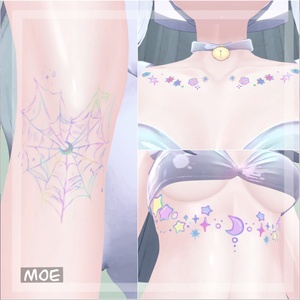 『かわいいタトゥー』Cute Tattoos 【6アバター対応】(VRC) 缩略图 3