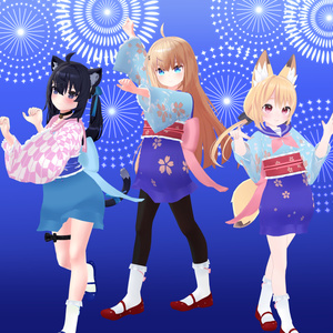 浴衣風セーラー【12アバター対応】 缩略图 2