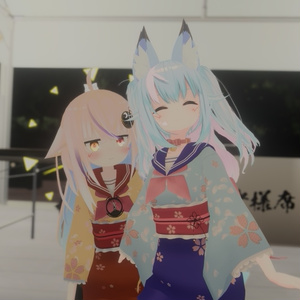 浴衣風セーラー【12アバター対応】 缩略图 27