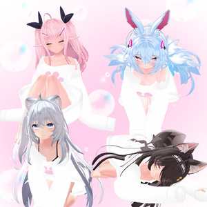 ぶかぶかTシャツ【14アバター対応】 缩略图 4